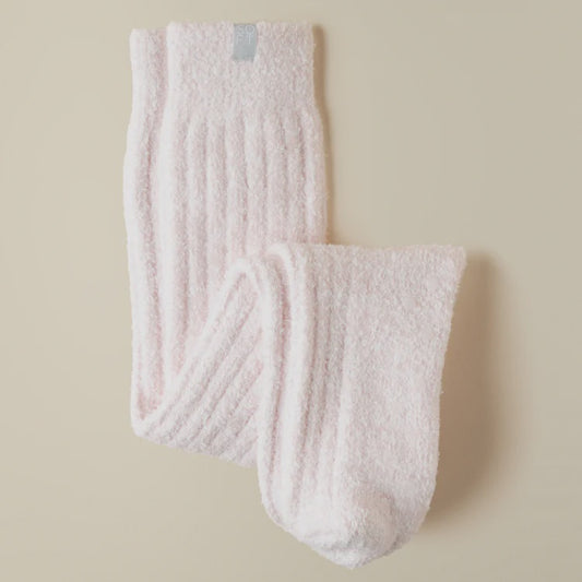 Marshmallow Slouch Socks Heather Blush Pink One Size