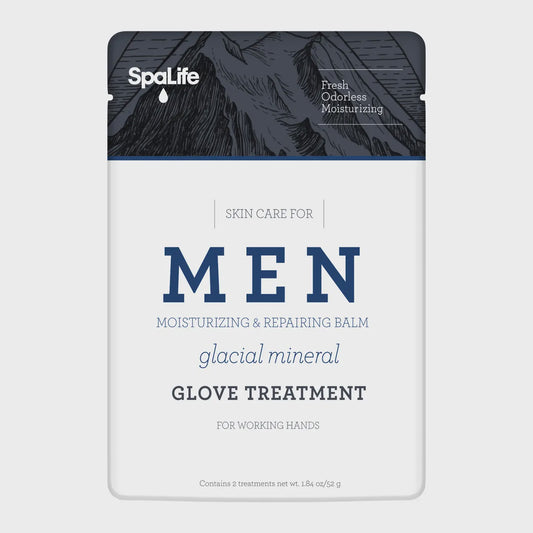 Men's Glacial Mineral Moisturizing Hand Gloves