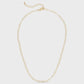 Love Unconditionally Heart Chain Necklace Gold