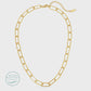 Paperclip Water Resistant Necklace