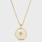 Shell with Heart Pendant Necklace