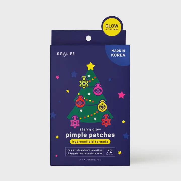 Christmas Holiday Starry Glow in the Dark Pimple Patches 72ct