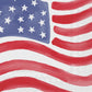Stars & Stripes Stamp Cocktail Napkin