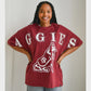 Texas A&M Southern Split OS Band Tee