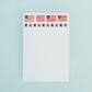 Vintage American Flag Notepad