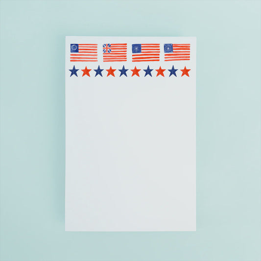 Vintage American Flag Notepad