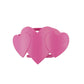 Pink Heart to Heart Small Flat Hair Clip