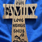 Red Oak Family Cross