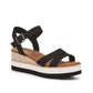 Louisa Platform Sandal Black