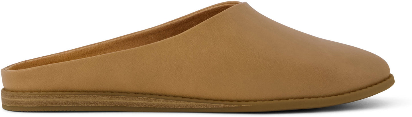 Honey Tumbled Faux Leather Amelia Mule