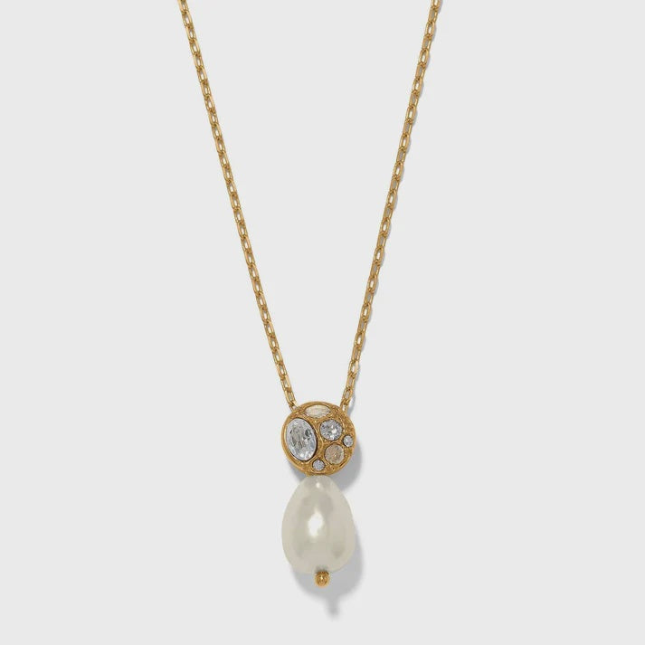 Trust Your Journey Petite Pearl Necklace