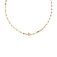 Alina Sunburst Chain Pendant Necklace 14K Yellow Gold Filled White CZ