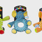 Wibbleez Round Plush Dog Toy