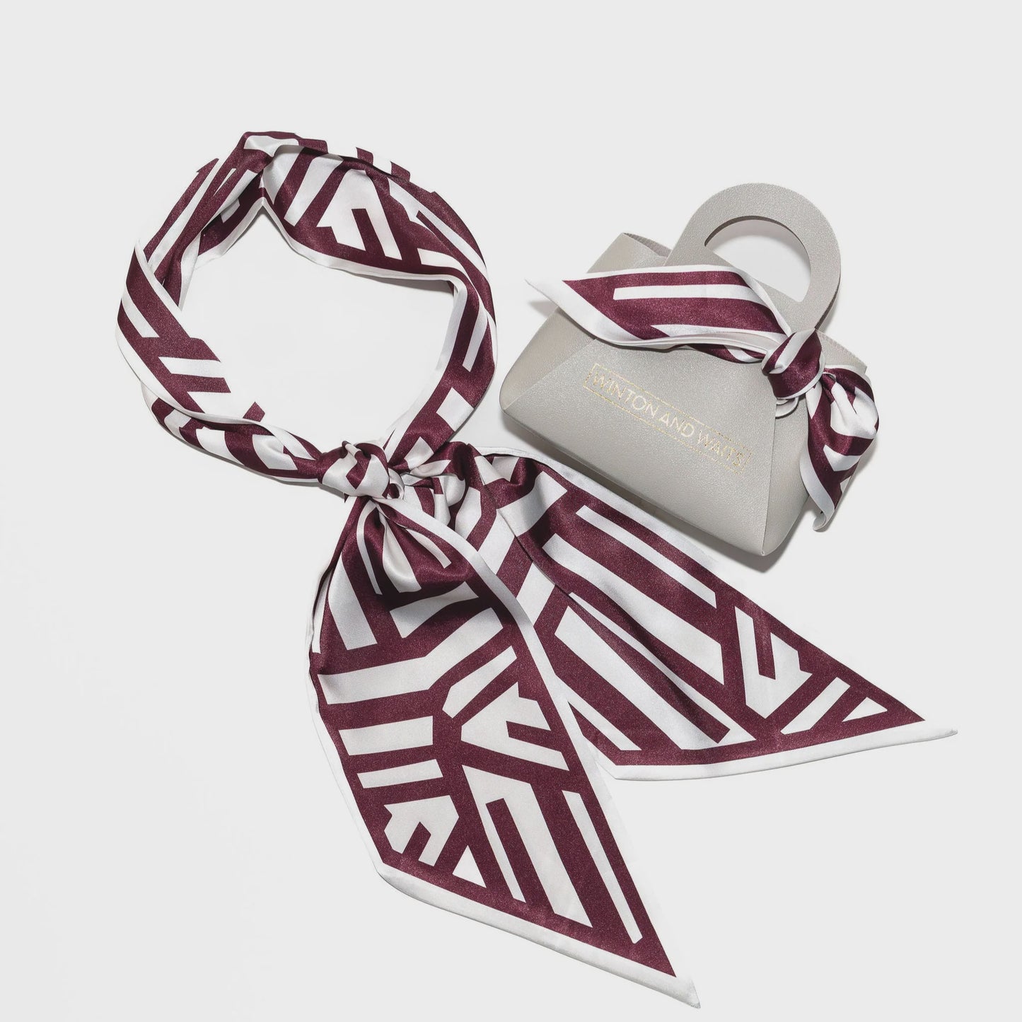 Accessory Scarf Game Day Maroon and White