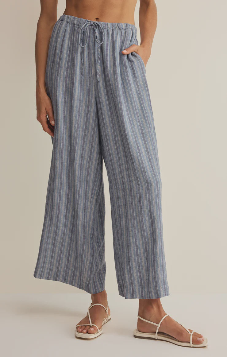 Perfect Striped Pant Indigo