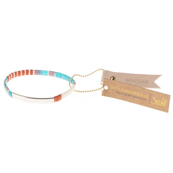 Good Karma Bracelet-Gratitude/Turquoise