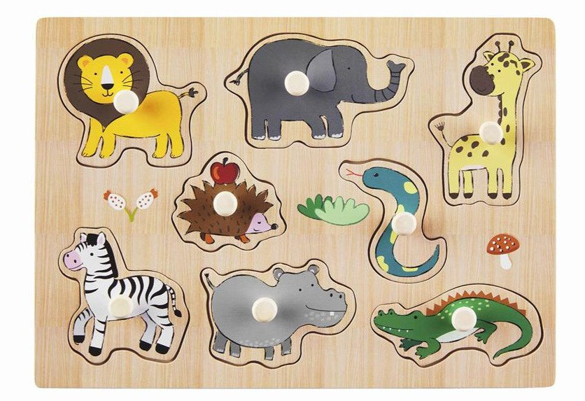 Safari Knob Wood Puzzle