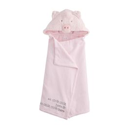 Pig Baby Hooded Towel