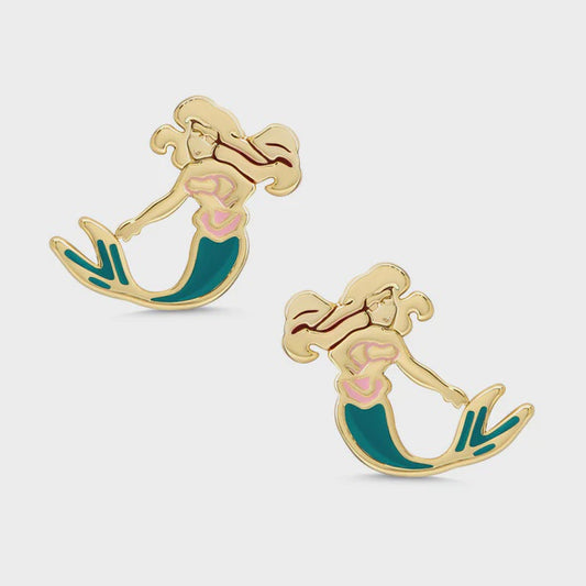 Mermaid Stud Earrings