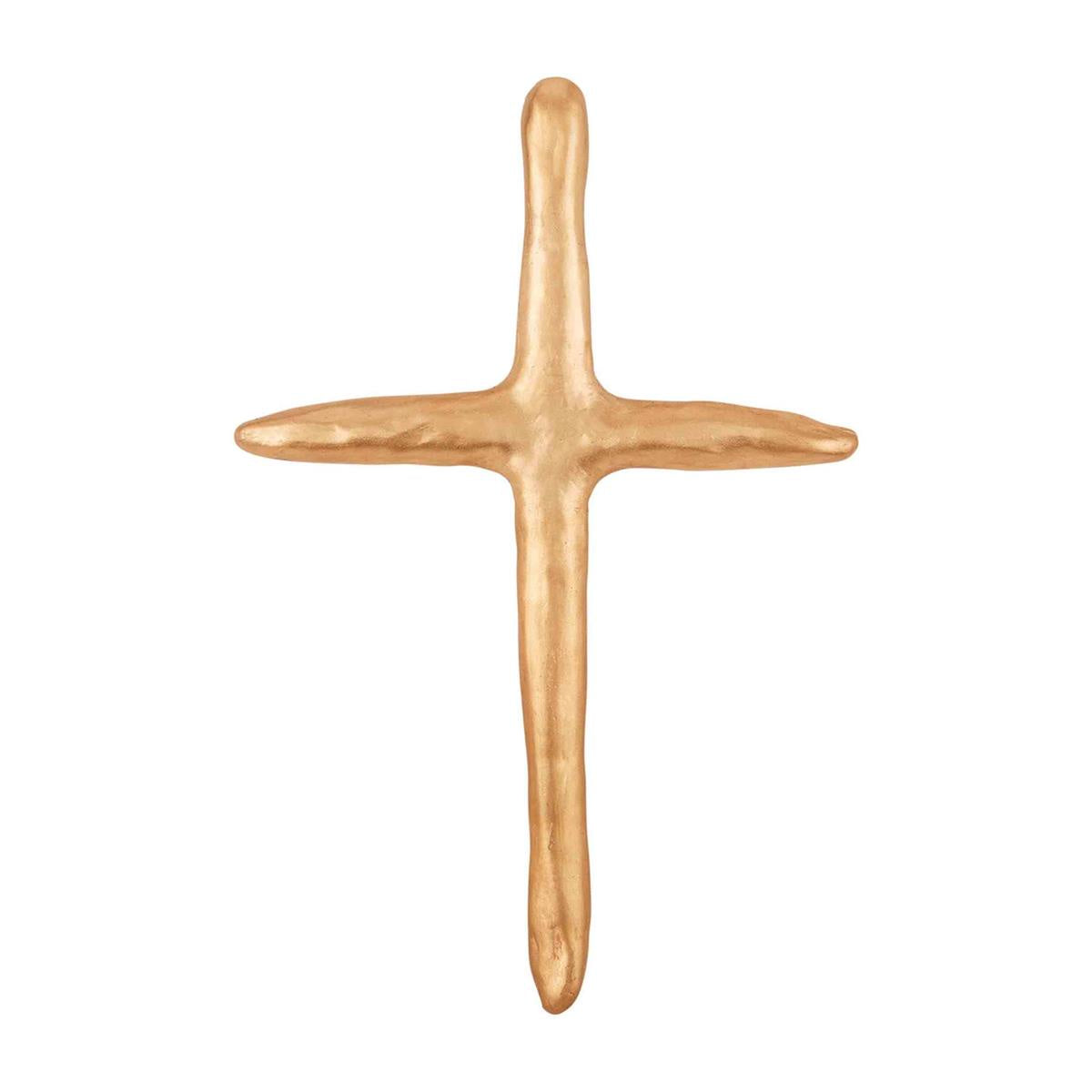 Gold Decorative Cross Sitter