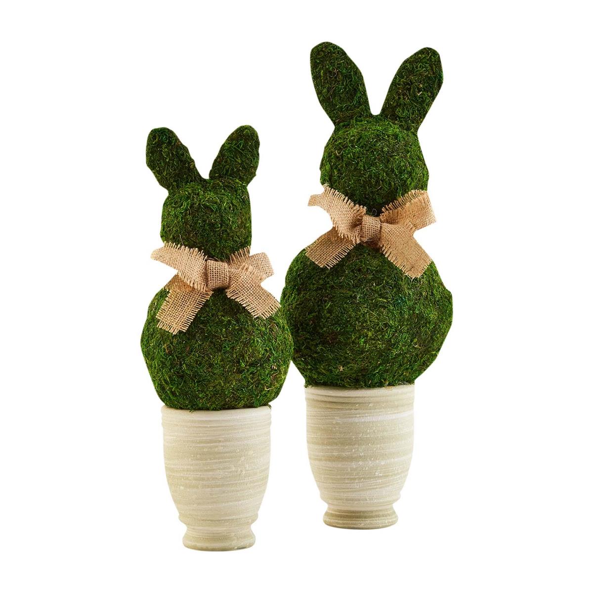 Small Preserved Moss Bunny Pot