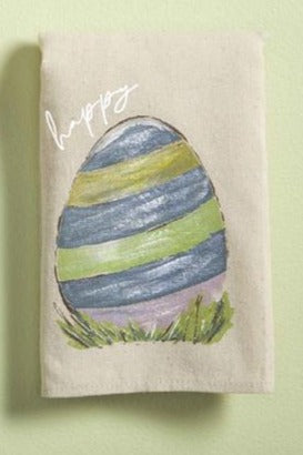 Egg Painted Easter Towel