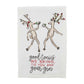 Reindeer Xmas Drinking Towel