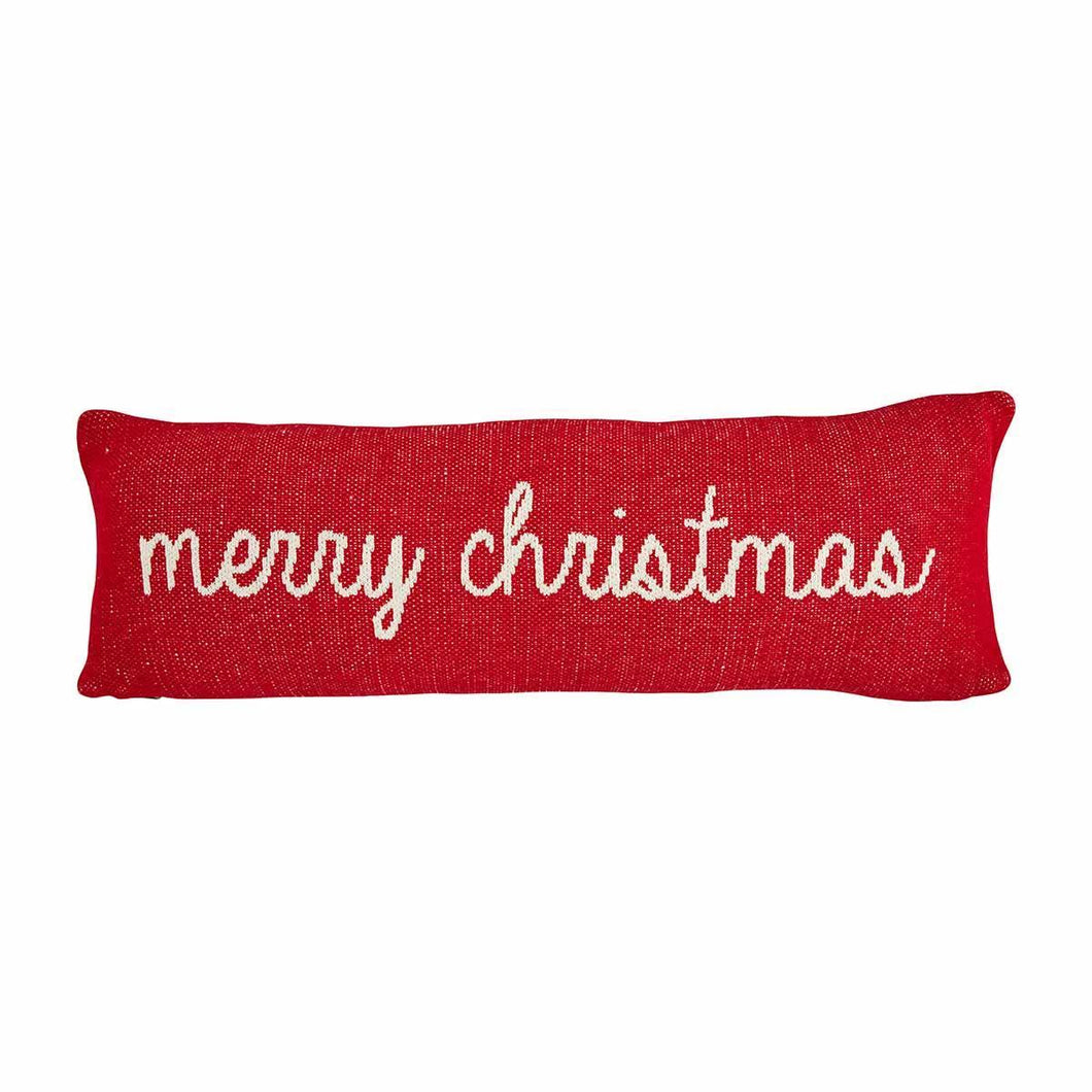 Long Knit Reversible Pillow