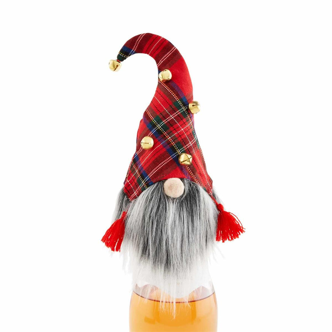 Red Gnome Wine Bottle Cover