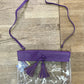Purple Clear Bag