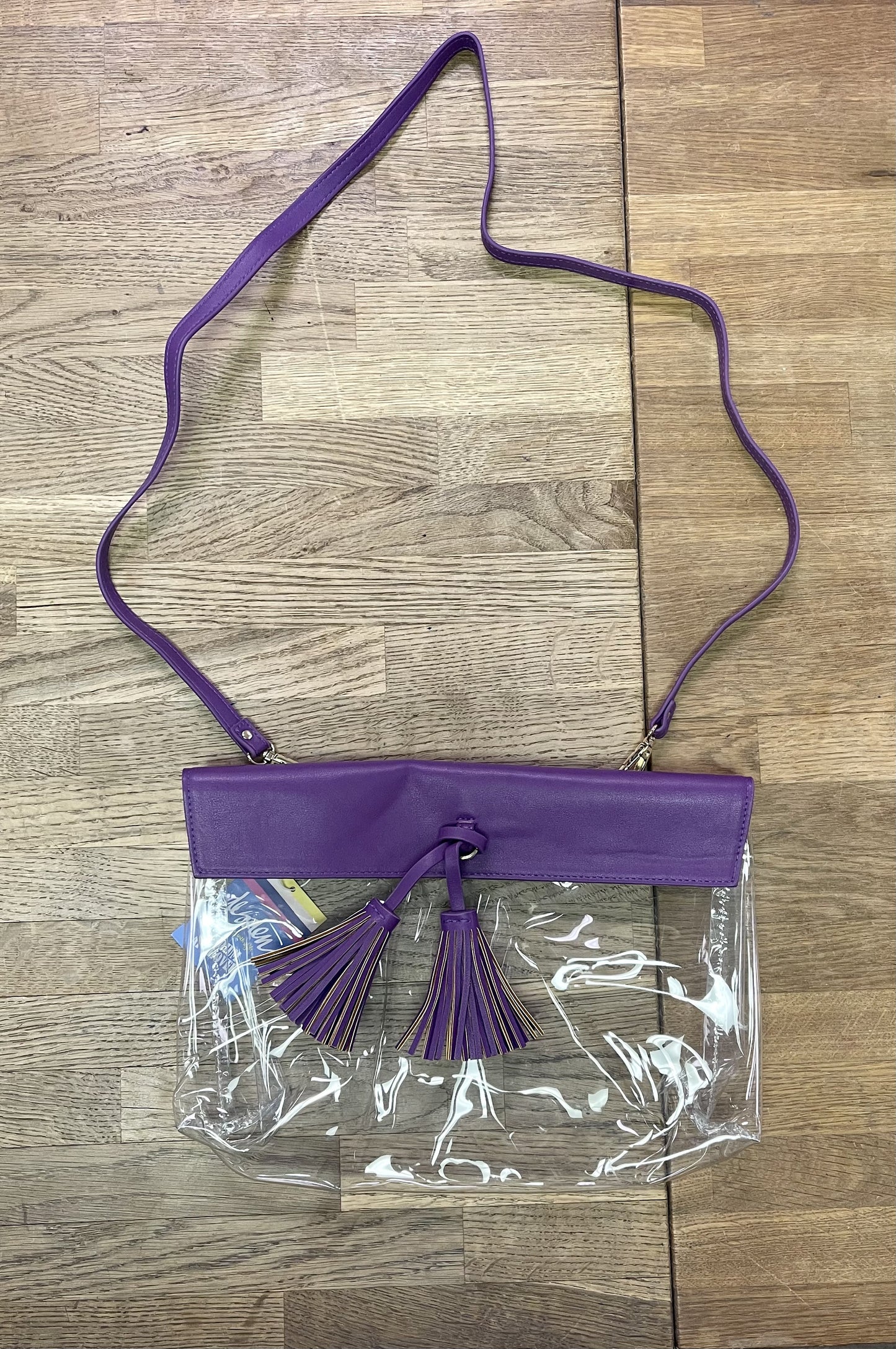 Purple Clear Bag