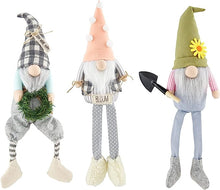 Load image into Gallery viewer, Garden Dangle Leg Gnome
