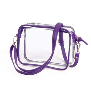 Soho Purple Clear Purse