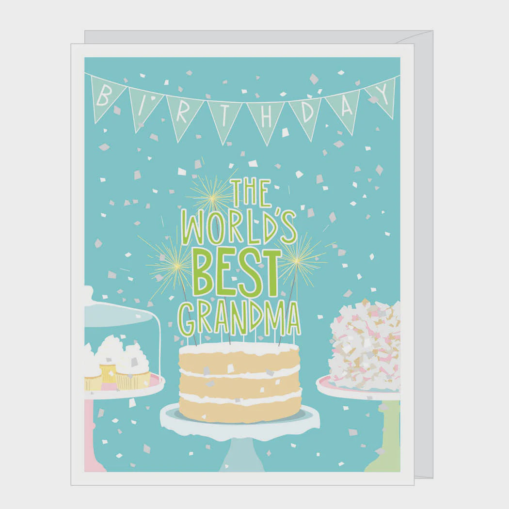 World's Best Grandma Bday Card