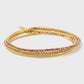 Pink/Gold Rhinestone Bracelet