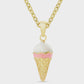 3D Ice Cream Cone Pendant