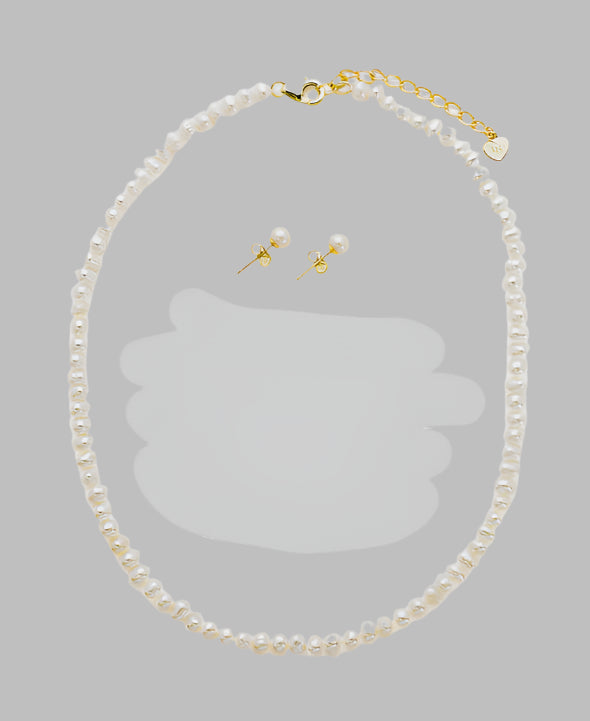 Freshwater Pearl Set N/B/E