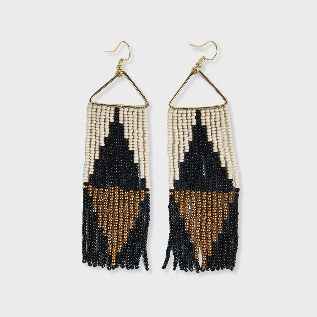 Whitney Black & Gold Triangles