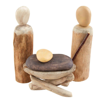 Natural Nativity Set
