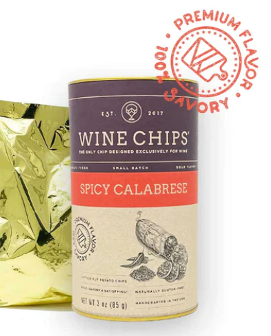 Spicy Calabrese Wine Chips 3oz