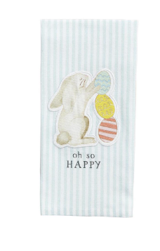 Bunny with Egg Patch Towel