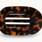 Tortoise Medium Flat Round Hair Clip