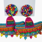 Sombrero Beaded Earrings