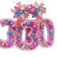 Beaded Birthday Year 30 Earrings