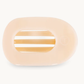 Almond Beige Medium Flat Round Hair Clip