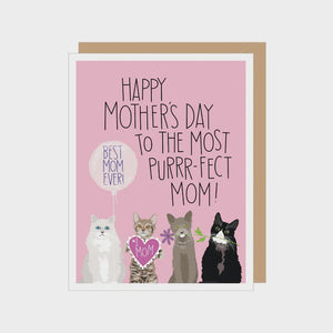 Purrr-fect Mom Card
