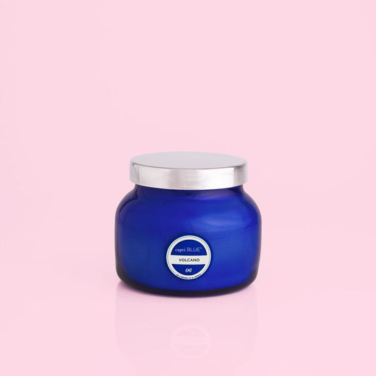 Blue Petite Jar Volcano 8oz