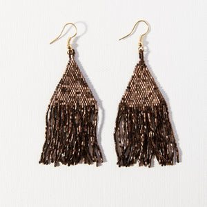 Bronze Luxe Petite Fringe Earring