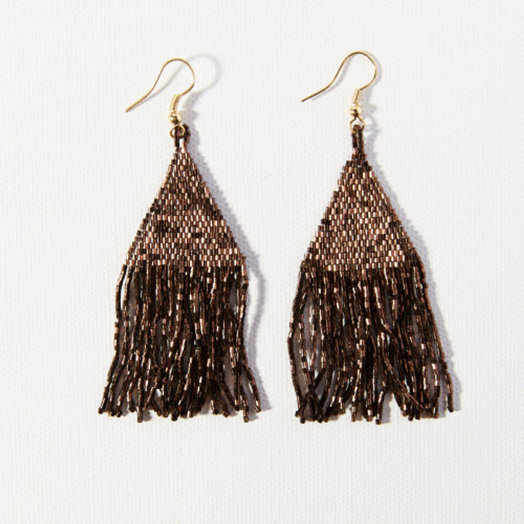 Bronze Luxe Petite Fringe Earring