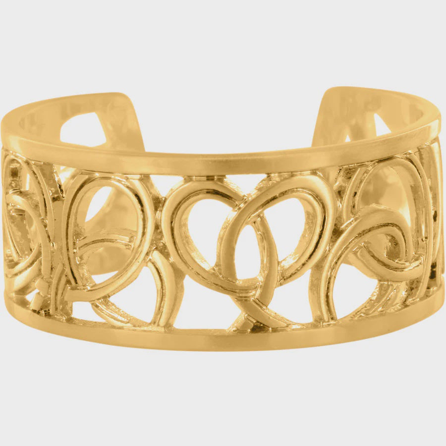 Christo Vienna Gold Narrow Ring